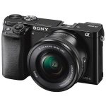 Sony A6000 spegillaus myndavél og 16-50mm linsa APS-C myndflaga