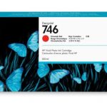 HP 746 300ml Chromatic Red